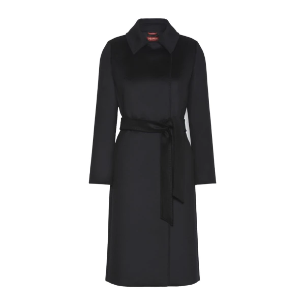 Max Mara Bcollag Double-Breasted Wool Coat in Black | Wool Coat | Luxury Shoes 