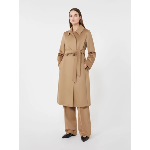 Max Mara Bcollag Double-Breasted Wool Coat in Camel | Wool Coat | Luxury Shoes 