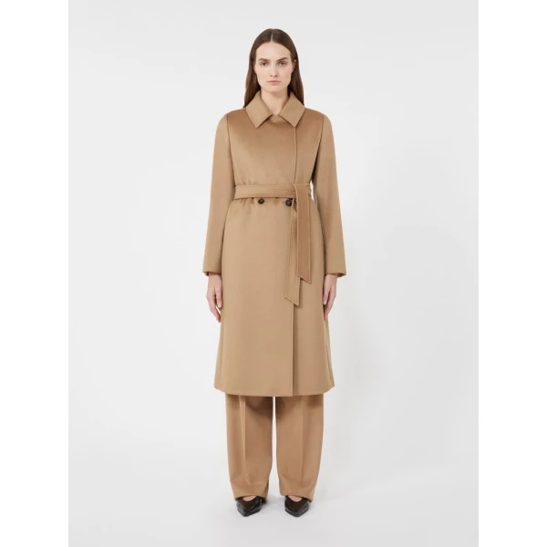 Max Mara Bcollag Double-Breasted Wool Coat in Camel | Wool Coat | Luxury Shoes 
