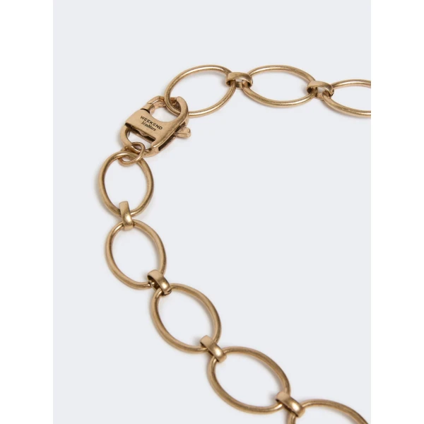 Max Mara Bermuda Charm Chain Necklace in Gold | Necklace | Luxury Shoes 