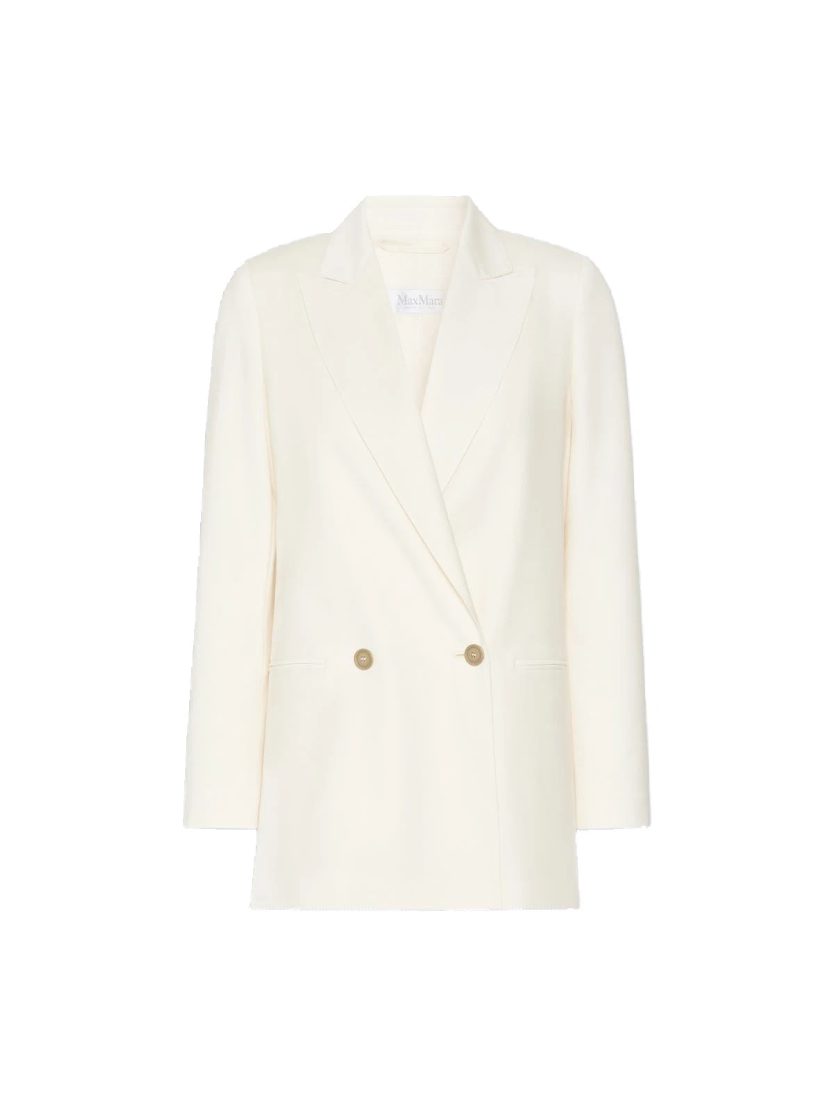 Max Mara Bikini Woollen Cloth Blazer in Ivory Max Mara Bikini Woollen Cloth Blazer in Ivory | Blazers | Luxury Shoes