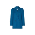 Max Mara Bikini Woollen Cloth Blazer in Navy | Blazers | Luxury Shoes 
