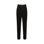 Max Mara Bimba Cady Carrot Trousers in Black | Tailored pants | Luxury Shoes 