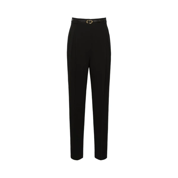 Max Mara Bimba Cady Carrot Trousers in Black | Tailored pants | Luxury Shoes 