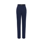 Max Mara Bimba Cady Carrot Trousers in Navy | Tailored pants | Luxury Shoes 