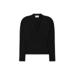 Max Mara Boario Viscose V-Neck Cardigan in Black | Cardigan | Luxury Shoes 