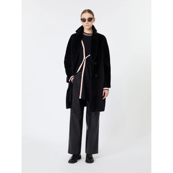 Max Mara Boero Long Wool Cardigan in Ultramarine | Cardigan | Luxury Shoes 