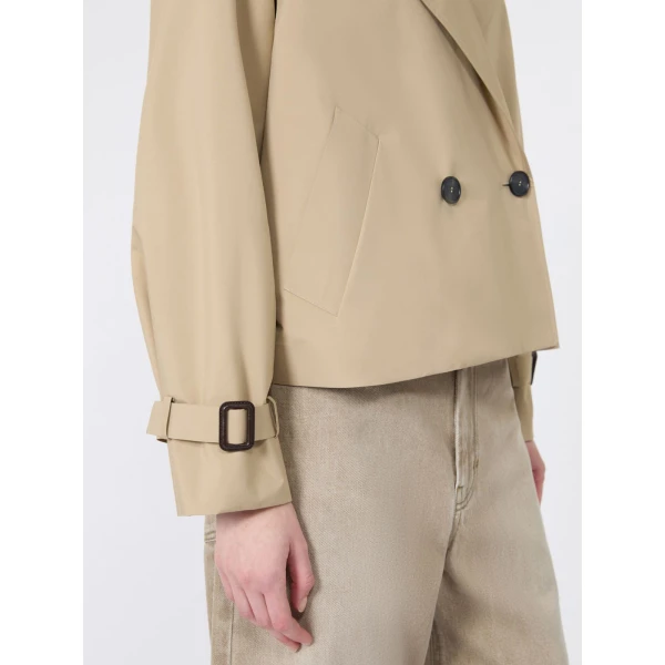 Max Mara Boero Short Water-Repellent Trench Coat in Beige | Trench Coat | Luxury Shoes 