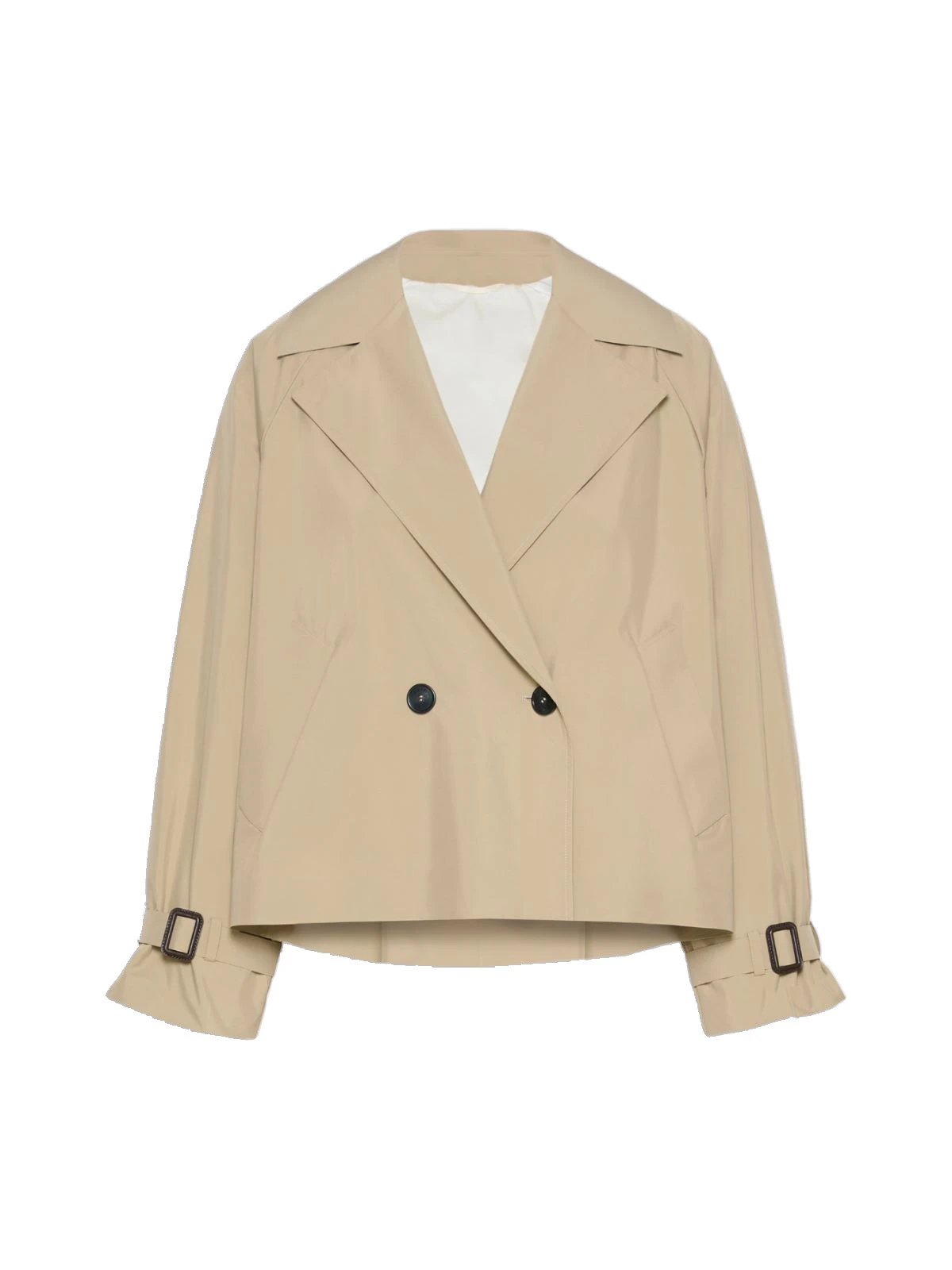 Max Mara Boero Short Water-Repellent Trench Coat in Beige Max Mara Boero Short Water-Repellent Trench Coat in Beige | Trench Coat | Luxury Shoes