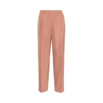 Max Mara Boheme Silk-Blend Radzimir Trousers in Antique Rose | Tailored pants | Luxury Shoes 