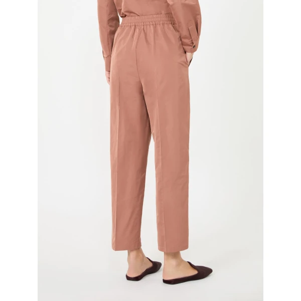 Max Mara Boheme Silk-Blend Radzimir Trousers in Antique Rose | Tailored pants | Luxury Shoes 