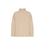 Max Mara Borgia Wool Turtleneck Jumper in Beige | Turtlenecks | Luxury Shoes 