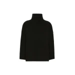 Max Mara Borgia Wool Turtleneck Jumper in Black | Turtlenecks | Luxury Shoes 