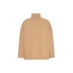 Max Mara Borgia Wool Turtleneck Jumper in Camel | Turtlenecks | Luxury Shoes 