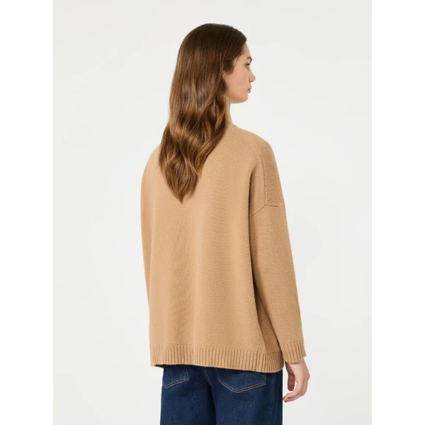 Max Mara Borgia Wool Turtleneck Jumper in Camel | Turtlenecks | Luxury Shoes 