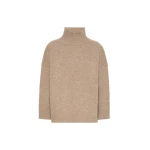 Max Mara Borgia Wool Turtleneck Jumper in Hazelnut Brown | Turtlenecks | Luxury Shoes 