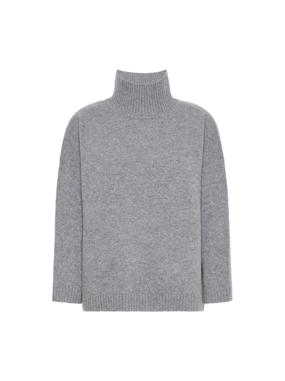Max Mara Borgia Wool Turtleneck Jumper in Medium Grey Max Mara Borgia Wool Turtleneck Jumper in Medium Grey | Turtlenecks | Luxury Shoes