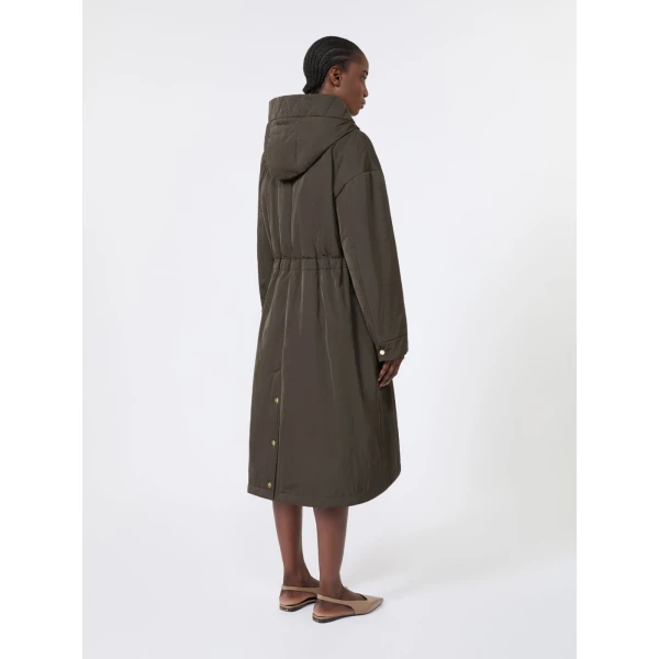 Max Mara Bosco Long Reversible Radzmir Padded Parka in Khaki | Coats | Luxury Shoes 