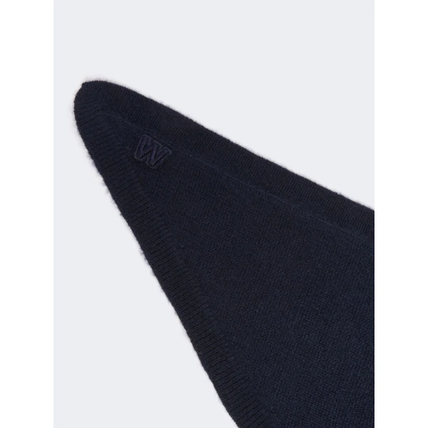 Max Mara Bosso Triangle Cashmere Scarf in Ultramarine | Scarves | Luxury Shoes 