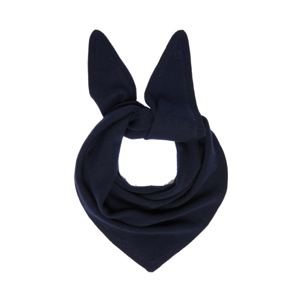 Max Mara Bosso Triangle Cashmere Scarf in Ultramarine | Scarves | Luxury Shoes 