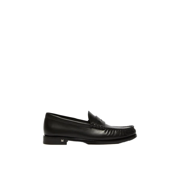 Boymoc Leather Moccasins in Black