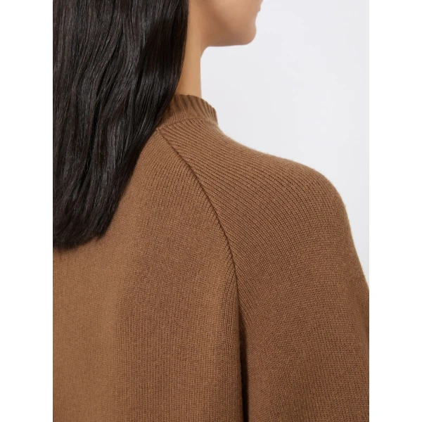 Max Mara Brama Short Wool and Cashmere Dress in Camel | Mini Dresses | Luxury Shoes 