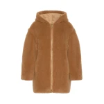 Max Mara Bravo Camel Teddy Hooded Coat in Camel | Wool Coat | Luxury Shoes 