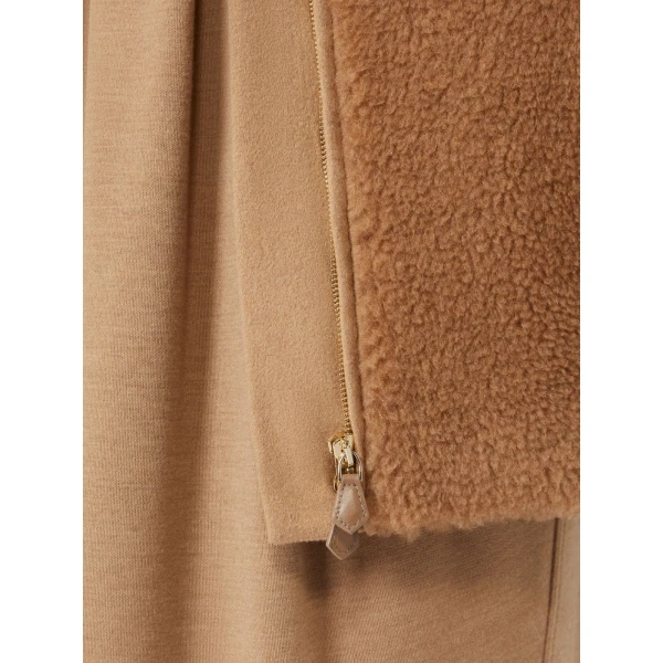 Max Mara Bravo Camel Teddy Hooded Coat in Camel | Wool Coat | Luxury Shoes 