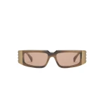 Max Mara Brioso Mask Sunglasses in Beige Shaded | Sunglasses | Luxury Shoes 