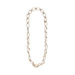 Max Mara Bronte Bead and Chain Necklace in Gold | Necklace | Luxury Shoes 