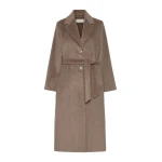 Max Mara Bronte Long Wool and Alpaca Teddy Coat in Marron Glace | Wool Coat | Luxury Shoes 