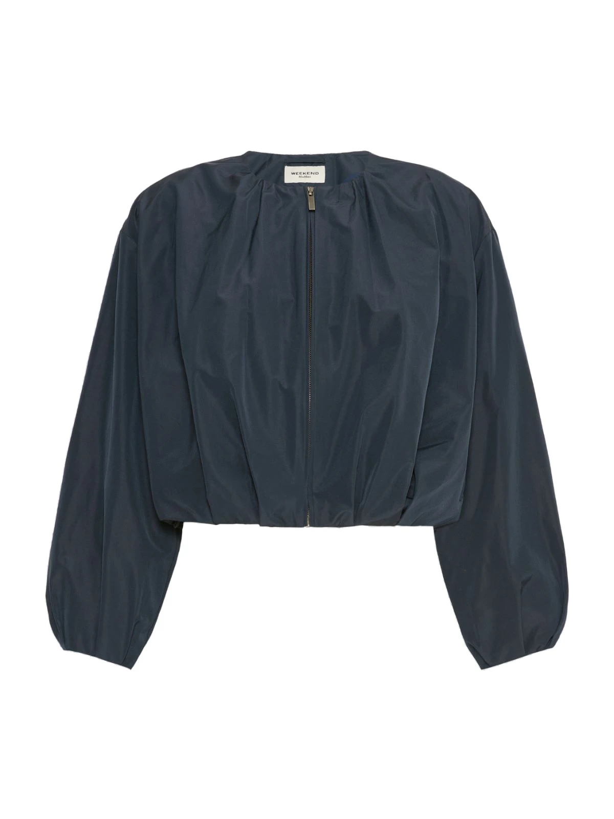 Max Mara Butterfly Short Taffeta Jacket in Navy Max Mara Butterfly Short Taffeta Jacket in Navy | Blazers | Luxury Shoes