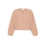 Max Mara Butterfly Short Taffeta Jacket in Pink | Blazers | Luxury Shoes 
