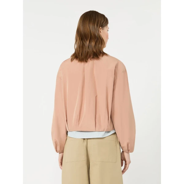 Max Mara Butterfly Short Taffeta Jacket in Pink | Blazers | Luxury Shoes 