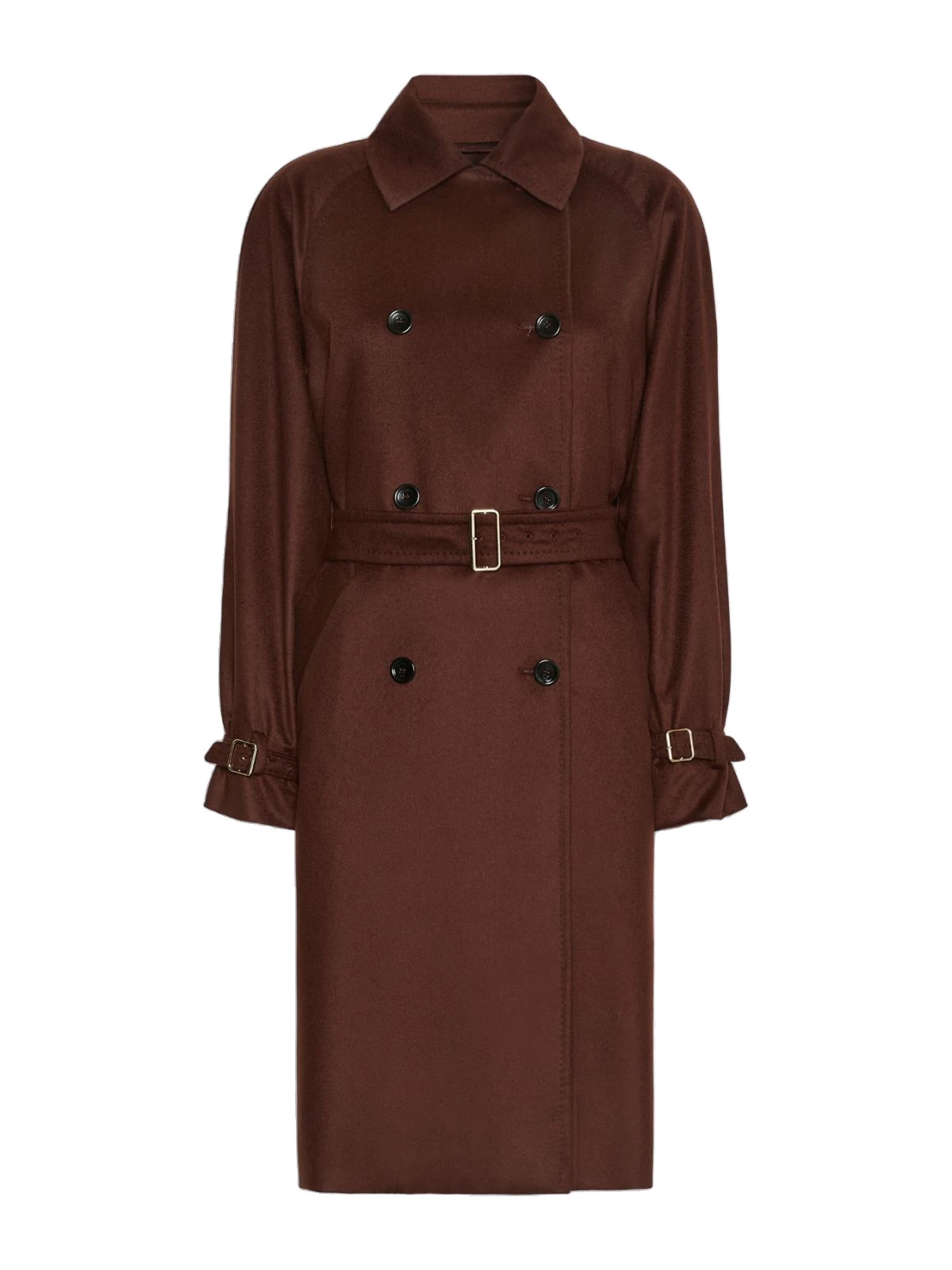 Max Mara Cabina Cashmere Broadcloth Trench Coat in Rust Max Mara Cabina Cashmere Broadcloth Trench Coat in Rust | Trench Coat | Luxury Shoes