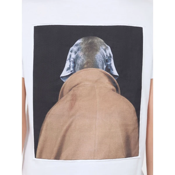 Max Mara Calca William Wegman Print T-Shirt in White Style 4 | T-shirts | Luxury Shoes 