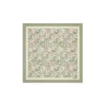 Max Mara Camice Printed Wool and Silk Foulard in Green | Scarves | Luxury Shoes 
