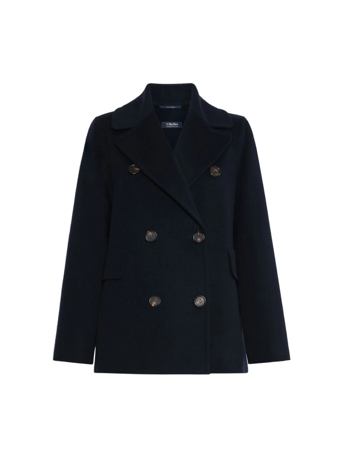 Max Mara Camilla Wool Pea Coat in Midnight Blue Max Mara Camilla Wool Pea Coat in Midnight Blue | Wool Coat | Luxury Shoes