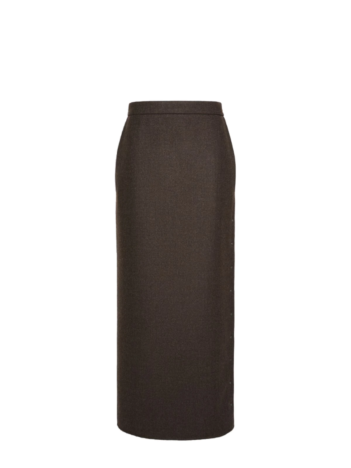 Max Mara Campo Long Felted Wool Skirt in Mud Max Mara Campo Long Felted Wool Skirt in Mud | Maxi Skirts | Luxury Shoes
