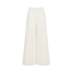 Max Mara Canneti Cotton Bull Denim Wide-Leg Jeans in Ecru | Denim | Luxury Shoes 