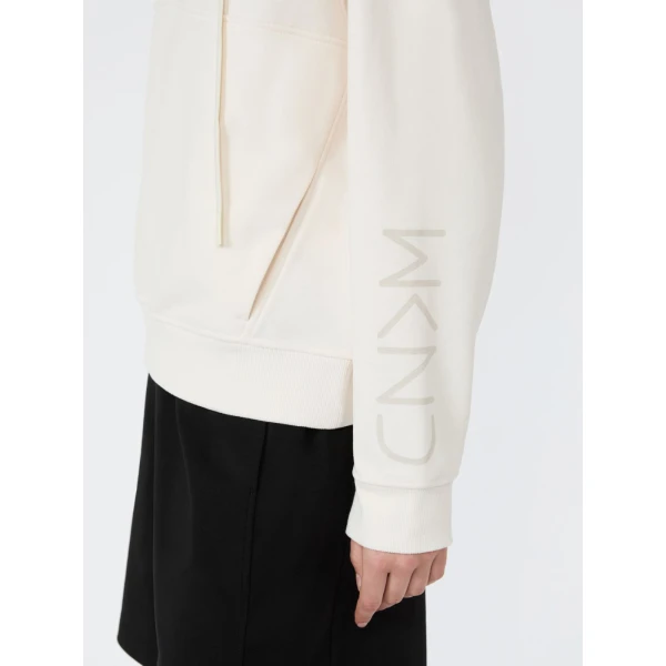 Max Mara Cannone Jersey Hoodie in Ivory | Sweaters | Luxury Shoes 
