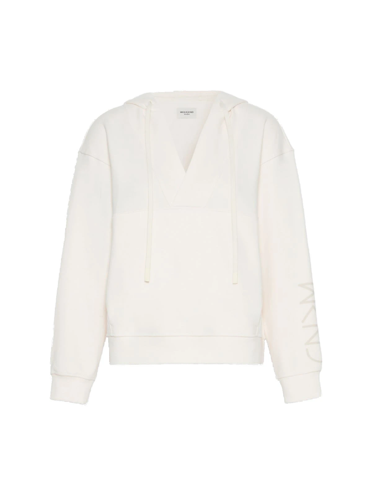 Max Mara Cannone Jersey Hoodie in Ivory Max Mara Cannone Jersey Hoodie in Ivory | Sweaters | Luxury Shoes