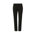 Max Mara Canon Stretch Wool Cigarette Trousers in Black | Tailored pants | Luxury Shoes 