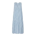 Max Mara Capo Long Cotton Poplin Dress in Cornflower Blue | Maxi Dresses | Luxury Shoes 