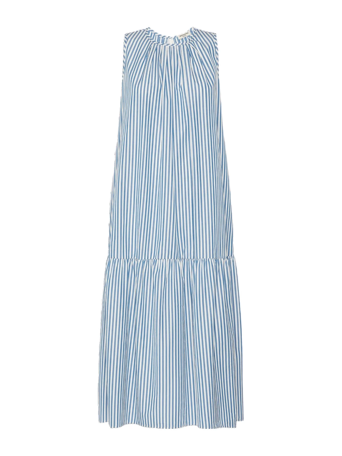 Max Mara Capo Long Cotton Poplin Dress in Cornflower Blue Max Mara Capo Long Cotton Poplin Dress in Cornflower Blue | Maxi Dresses | Luxury Shoes
