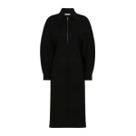 Max Mara Capo Wool and Lyocell Jersey Dress in Black | Maxi Dresses | Luxury Shoes 