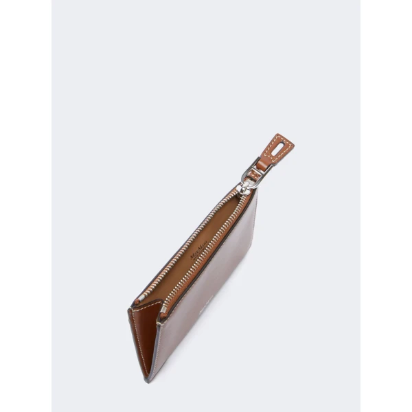 Max Mara Cardholder Leather Card Holder in Amber Brown | Wallets & Purses | Luxury Shoes 