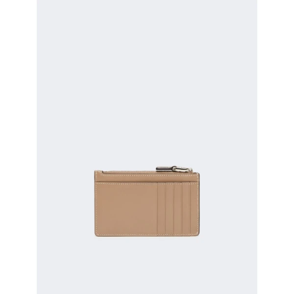 Max Mara Cardholder Leather Card Holder in Mud | Wallets & Purses | Luxury Shoes 