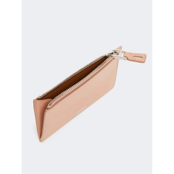 Max Mara Cardholder Leather Card Holder in Pink | Wallets & Purses | Luxury Shoes 