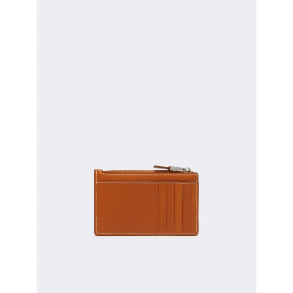 Max Mara Cardholder Leather Card Holder in Rust | Wallets & Purses | Luxury Shoes 